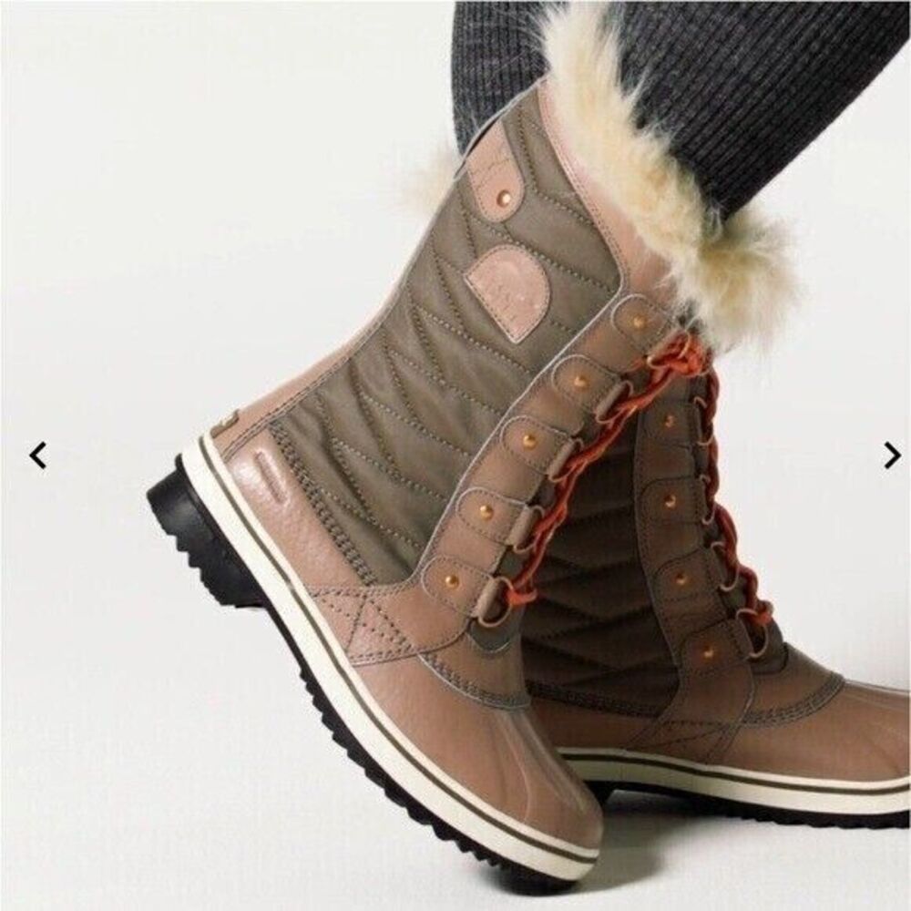 New SOREL Tofino II Size 6 Omega Taupe Women’s Winter Snow Boots RETAIL $190